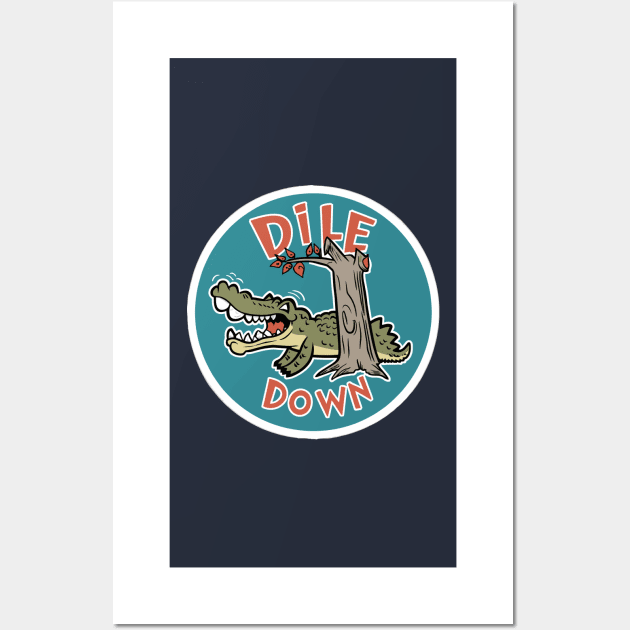 Dile Down Wall Art by OldSchoolRetro